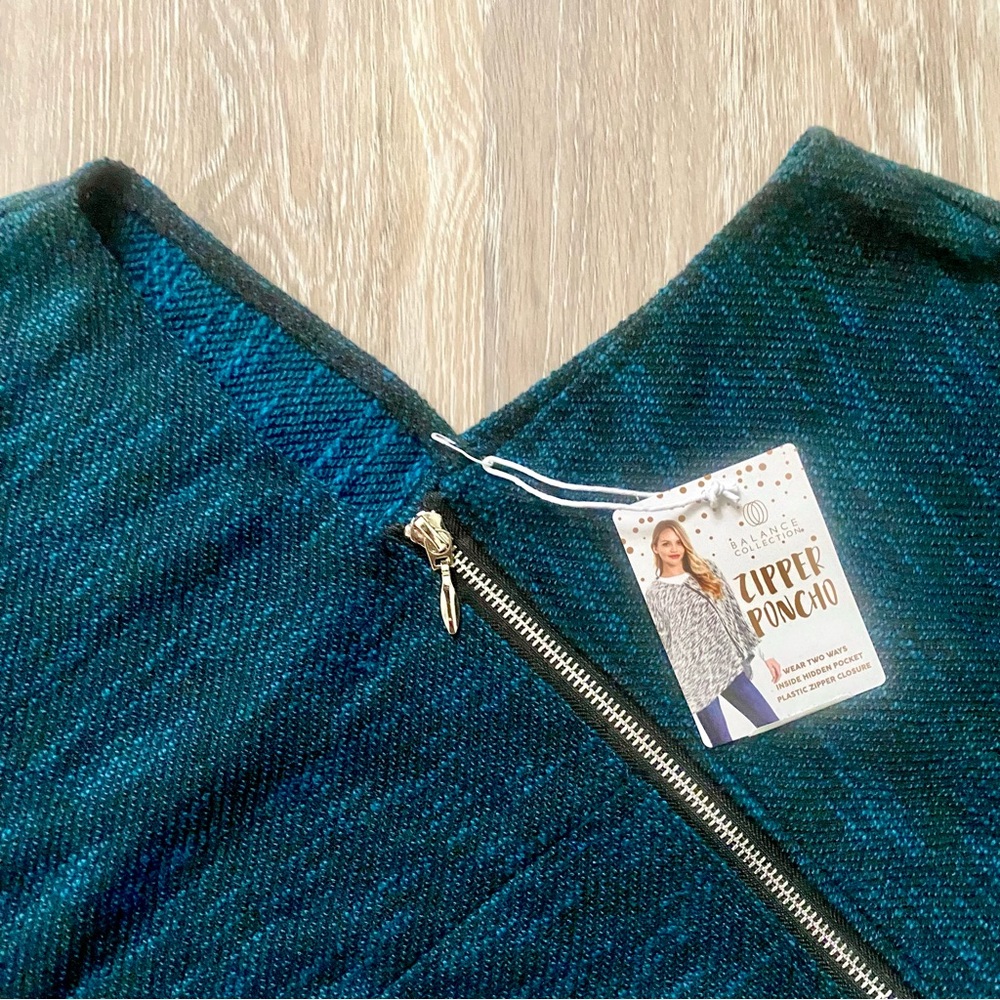 Balance Collection Zipper Poncho - Picture 2 of 10